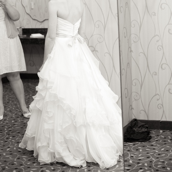 Bonny Ballroom Style Wedding Dress Size 6 - Picture 3 of 14